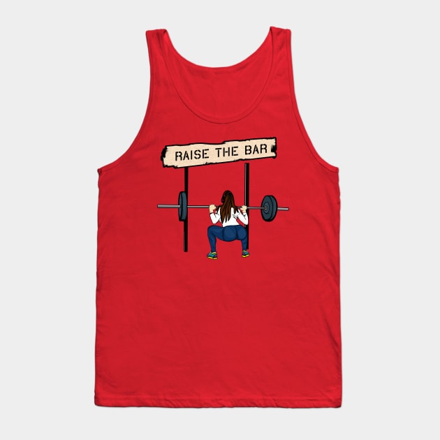 Raise The Bar Tank Top by By Diane Maclaine